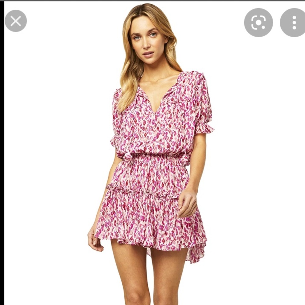 Misa Los Angeles Avani Dress, Fuschia Ikat